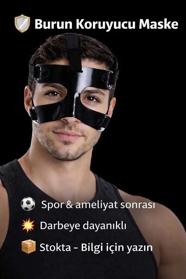 BURUN KORUYUCU RİNOPLASTİ FUTBOL BASKETBOL BURUN AMELİYATI SONRASI MASKE BURUN KORUYUCU RİNOPLASTİ FUTBOL BASKETBOL BURUN AMELİYATI SONRASI MASKE